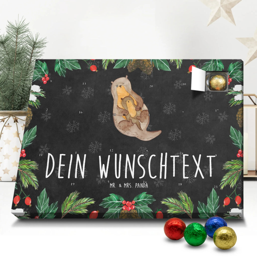 Adventskalender mit Namen Otter Kind Personalisierter Adventskalender, Adventskalender mit Namen, Fischotter, Seeotter, Otter, Otter Seeotter See Otter