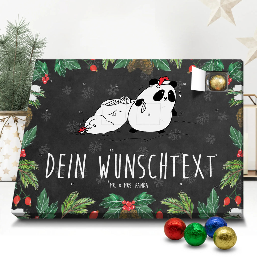  Panda Christmas Personalisierter Adventskalender, Adventskalender mit Namen