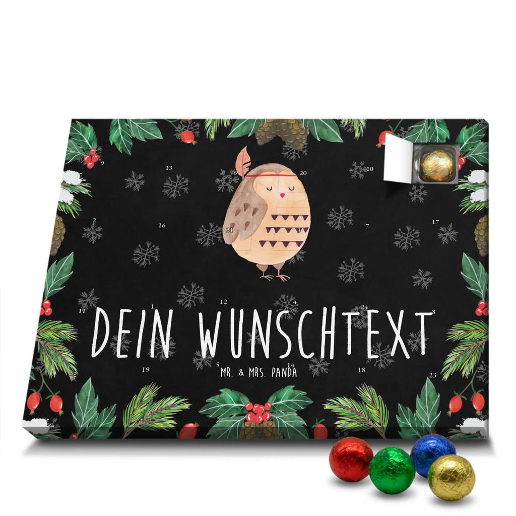 Adventskalender mit Namen Eule Federschmuck Adventskalender mit Namen, Personalisierter Adventskalender, Eule, Reisespruch, Eule Deko, Owl, Dekoration, Das Leben Ist Ein Abenteuer, Federschmuck