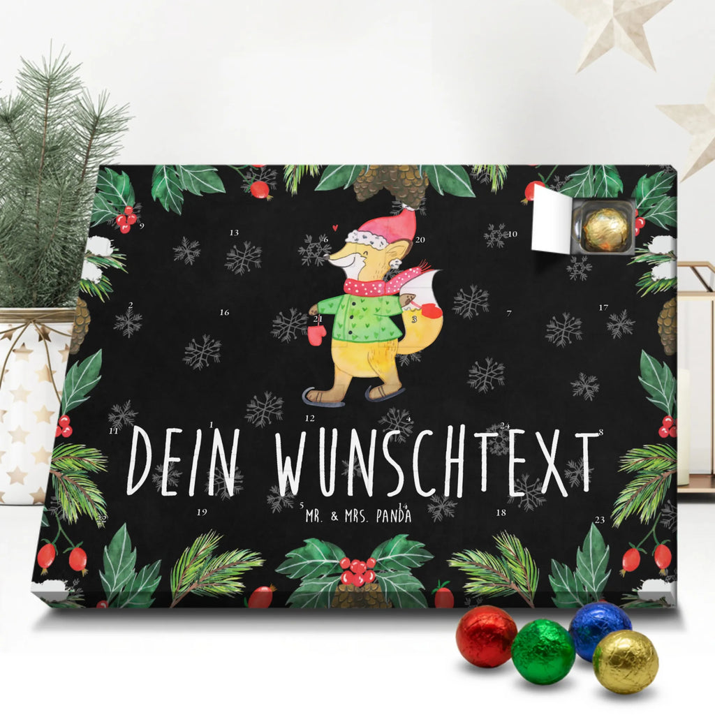 Adventskalender mit Namen Fuchs  Schlittschuhe Adventskalender mit Namen, Personalisierter Adventskalender, Wintermotiv, Weihnachtsdeko, Weihnachten, Winter, Heiligabend, Advent, Nikolaus, Weihnachtsmann, Tannenbaum, Weihnachtszeit, Weihnachtstage, Weihnachtsbaum