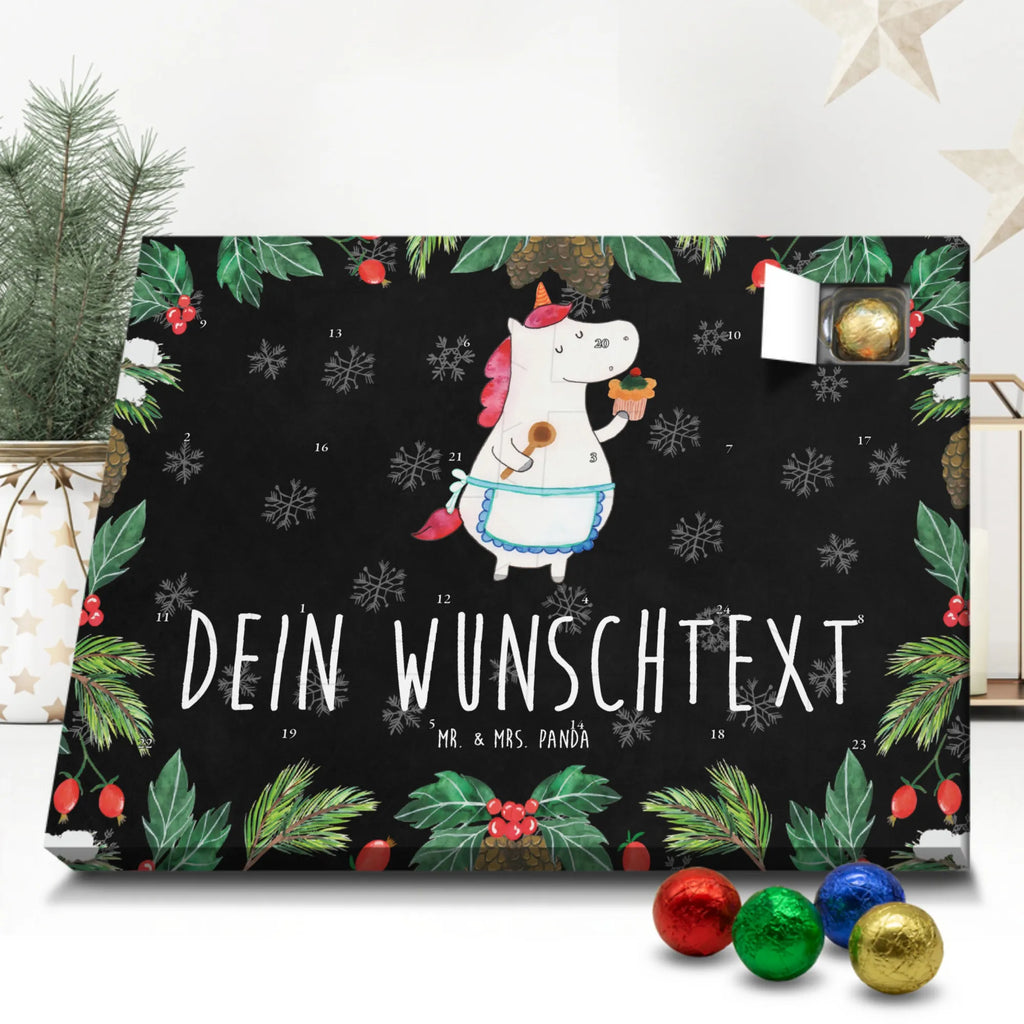 Adventskalender mit Namen Einhorn Küche Personalisierter Adventskalender, Adventskalender mit Namen, Einhörner, Unicorn, Einhorn Deko, Einhorn, Backen, Koch, Bäckerin, Träumen, Kuchen, Hobbykoch, Motivation, Torte, Träumer, Muffin
