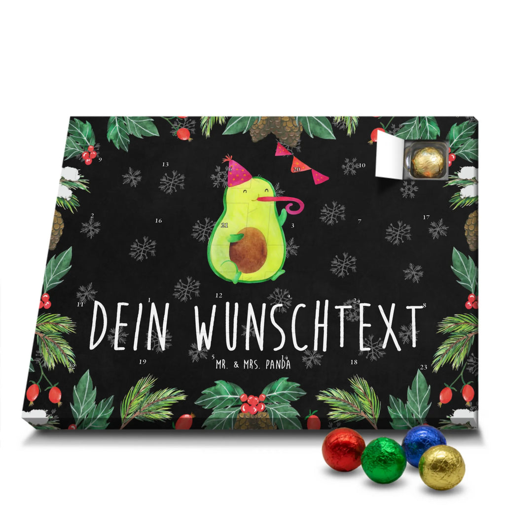 Adventskalender mit Namen Avocado Party Zeit Adventskalender mit Namen, Personalisierter Adventskalender, Gesund, Vegan, Veggie, Avocado