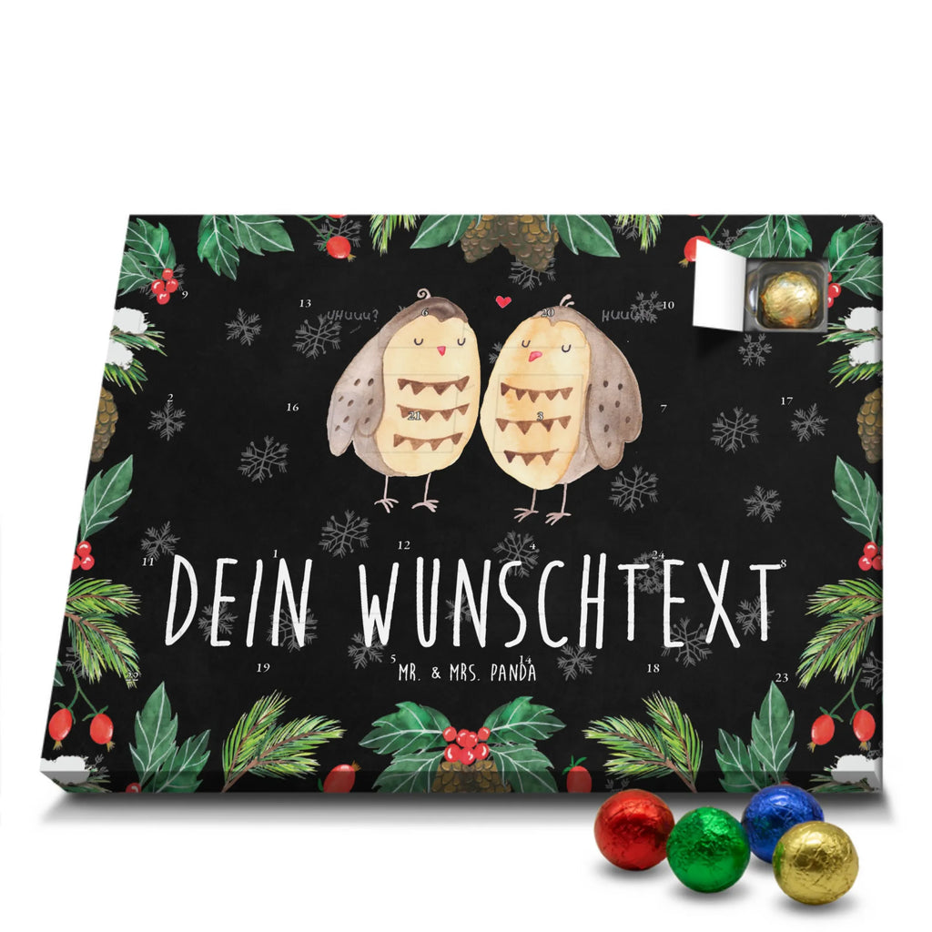 Adventskalender mit Namen Eulen Liebe Personalisierter Adventskalender, Adventskalender mit Namen, Eule, Wortspiel Lustig, Liebe Spruch, Freundin Geschenk, Eule Deko, Liebe, Owl, Freund, Hochzeit Spruch, All You Need Is Love