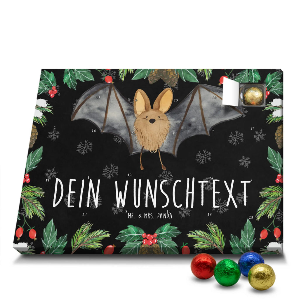 Adventskalender mit Namen Fledermaus Flügel Adventskalender mit Namen, Personalisierter Adventskalender, Tiermotive, Tiere, Gute Laune, Lustige Sprüche