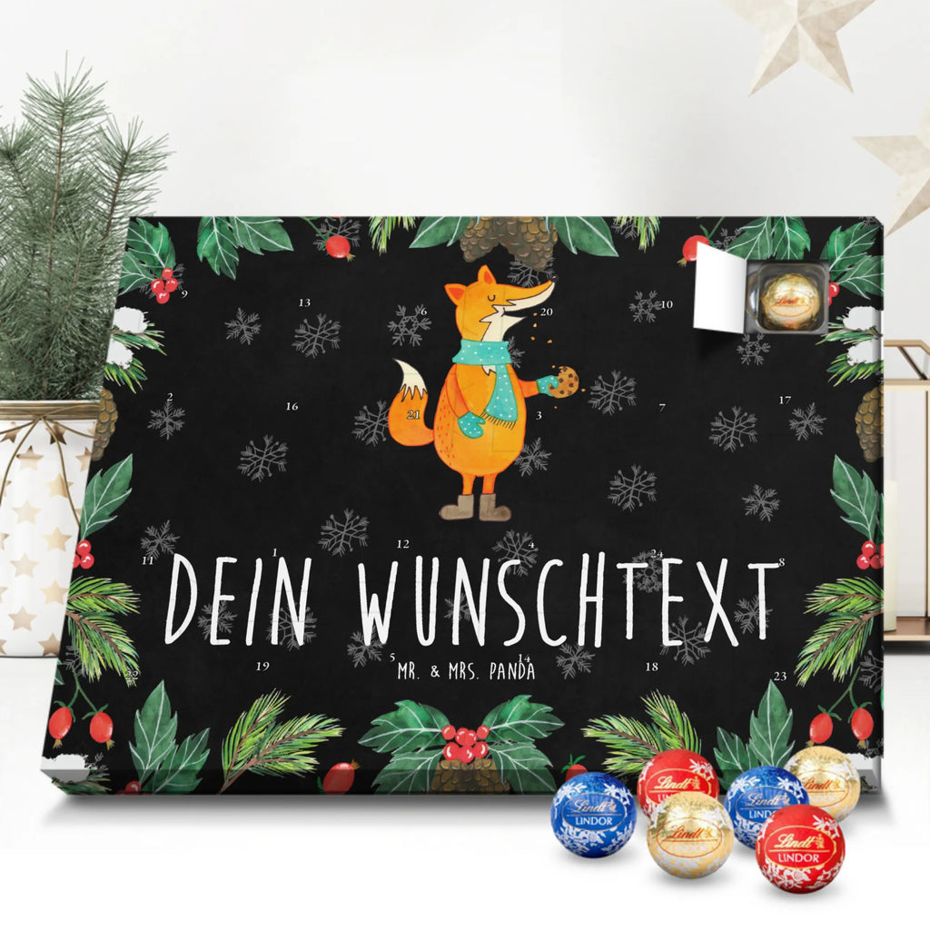 Personalisierter Schoko Adventskalender Fuchs Keks Personalisierter Adventskalender, Adventskalender mit Namen, Fuchs, Winter, Kekse, Weihnachtszeit, Küche Deko, Backen Spruch, Liebe, Füchse, Plätzchen