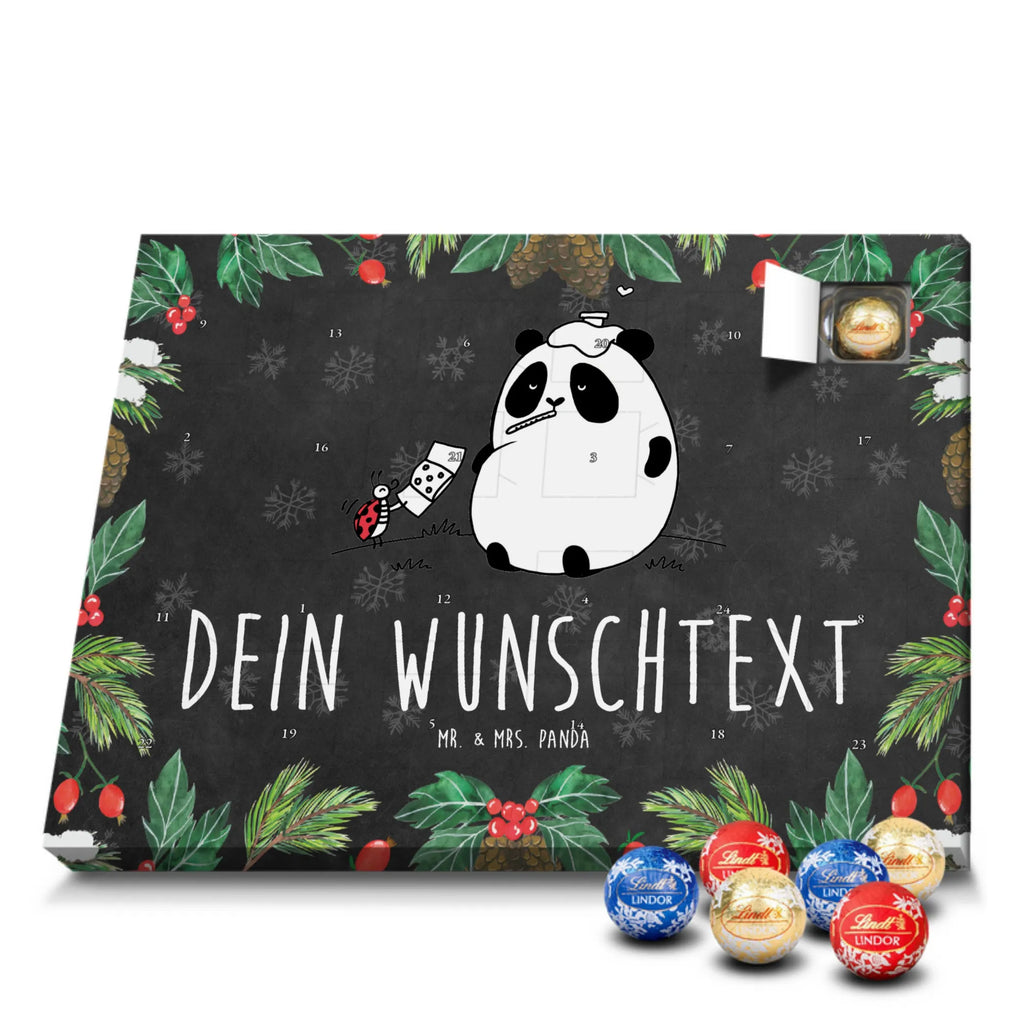  Panda Get well soon Personalisierter Adventskalender, Adventskalender mit Namen