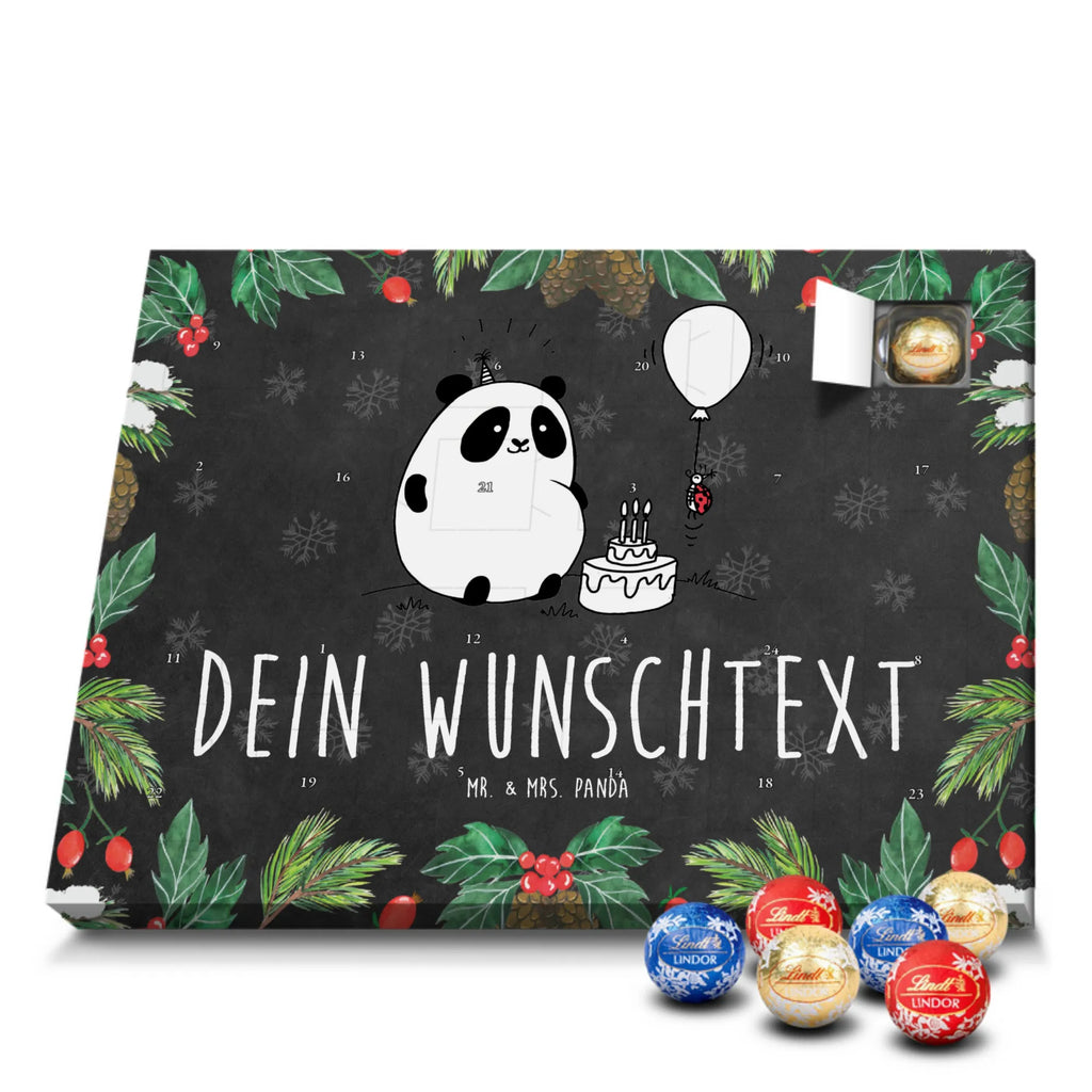  Panda Birthday Adventskalender mit Namen, Personalisierter Adventskalender