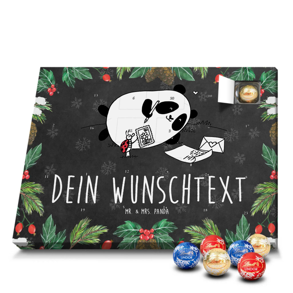  Panda tęsknić Adventskalender mit Namen, Personalisierter Adventskalender