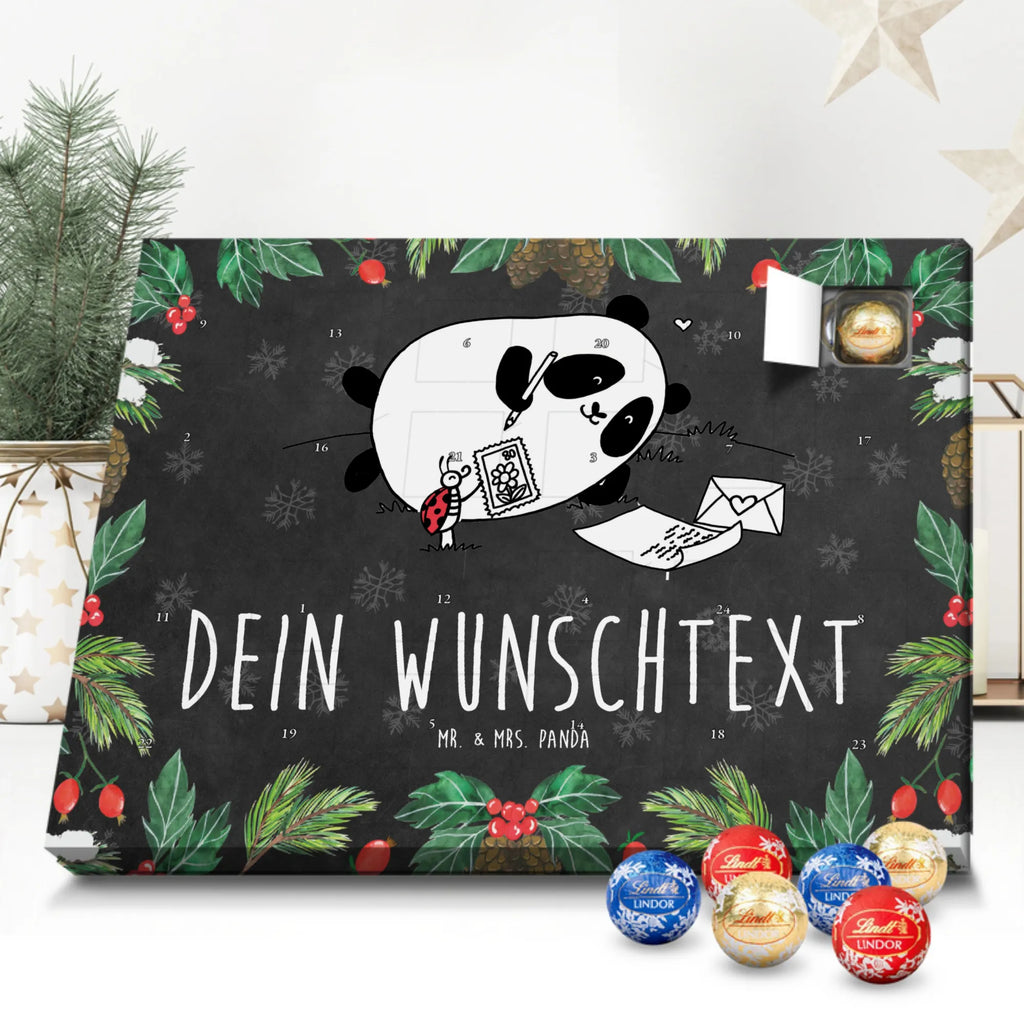  Panda tęsknić Adventskalender mit Namen, Personalisierter Adventskalender