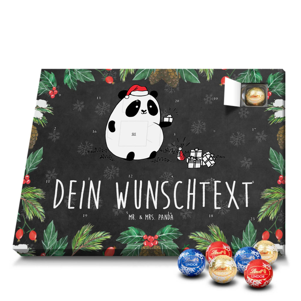 Adventskalender mit Namen Panda Weihnachtsgeschenk Personalisierter Adventskalender, Adventskalender mit Namen