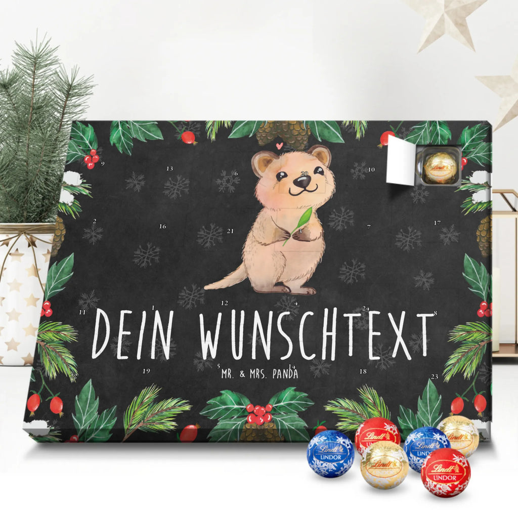 Adventskalender mit Namen Quokka Happy Personalisierter Adventskalender, Adventskalender mit Namen, Gute Laune, Lustige Sprüche, Tiere, Tiermotive, Lustiger Spruch, Quokka, Dinge Erledigen, Verschieben, Aufschieberitis, Niedliches Tier