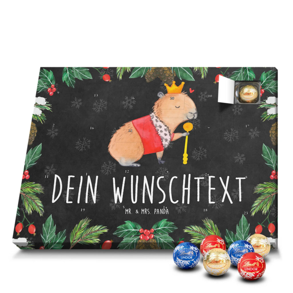 Adventskalender mit Namen Capybara König Adventskalender mit Namen, Personalisierter Adventskalender, Tiere, Tiermotive, Lustige Sprüche, Gute Laune, König, Capybara
