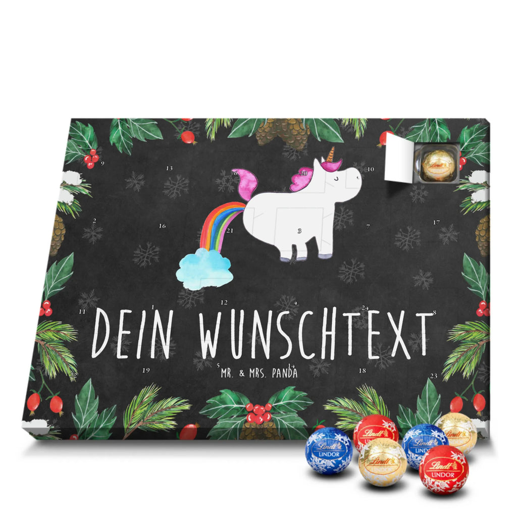 Personalisierter Schoko Adventskalender Einhorn Pupsen Adventskalender mit Namen, Personalisierter Adventskalender, Einhörner, Einhorn, Unicorn, Einhorn Deko, Freundin, Lustig, Erwachsenwerden, Regenbogen, Einhornpower, Glitzer, Pups, Spaß