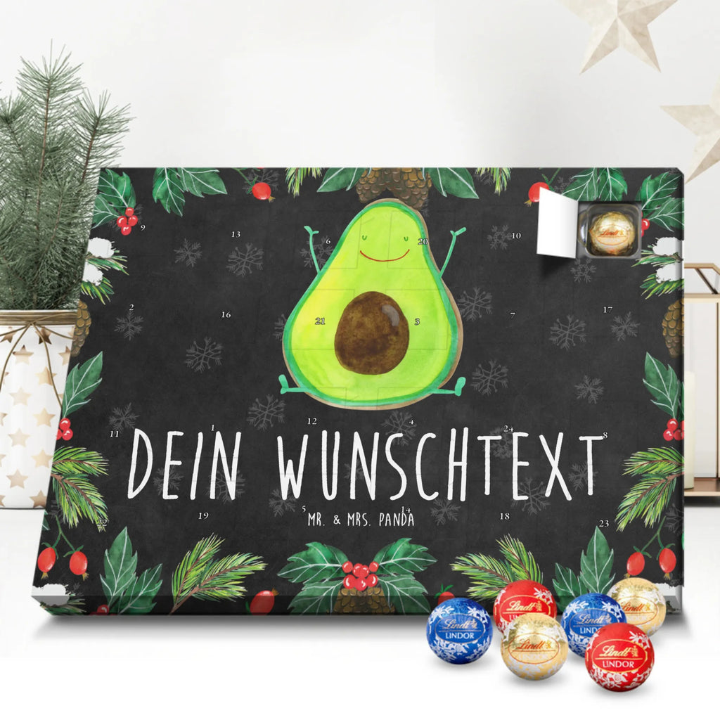 Adventskalender mit Namen Avocado Glücklich Personalisierter Adventskalender, Adventskalender mit Namen, Gesund, Vegan, Veggie, Avocado, Chaos
