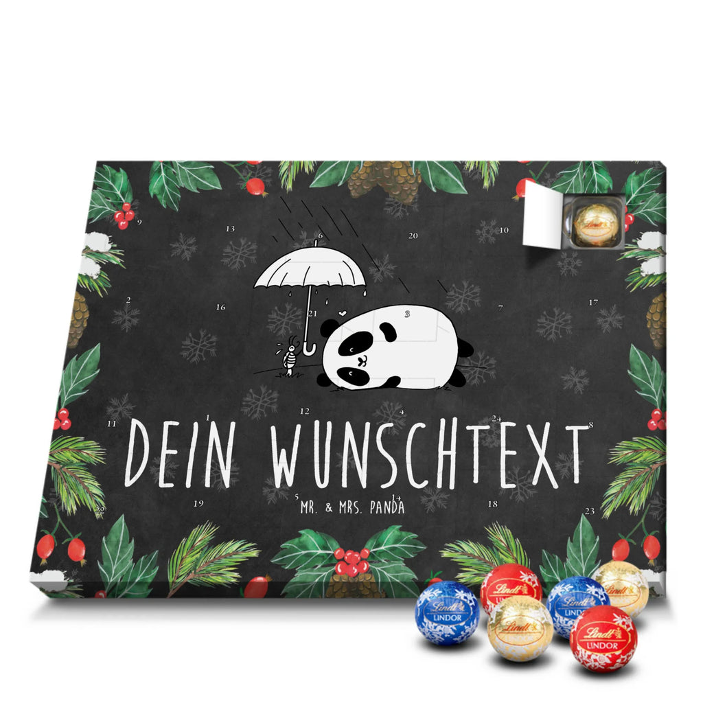  Panda Friendship Adventskalender mit Namen, Personalisierter Adventskalender