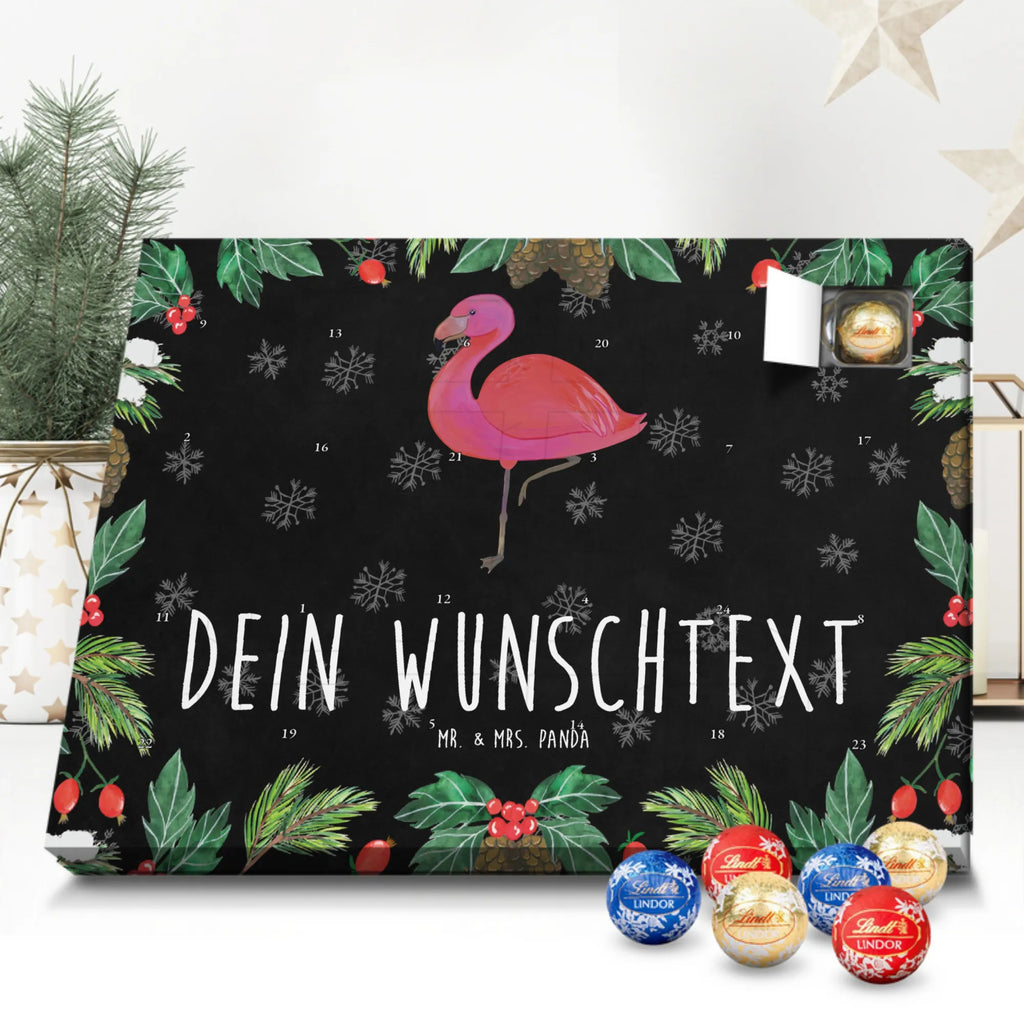 Personalisierter Schoko Adventskalender Flamingo Classic Personalisierter Adventskalender, Adventskalender mit Namen, Flamingo, Stolz, Spruch, Freundin, Außenseiter, für Mich, Geschwister, Tochter, Freundinnen, Selbstliebe, Ich, Einzigartig, Sohn