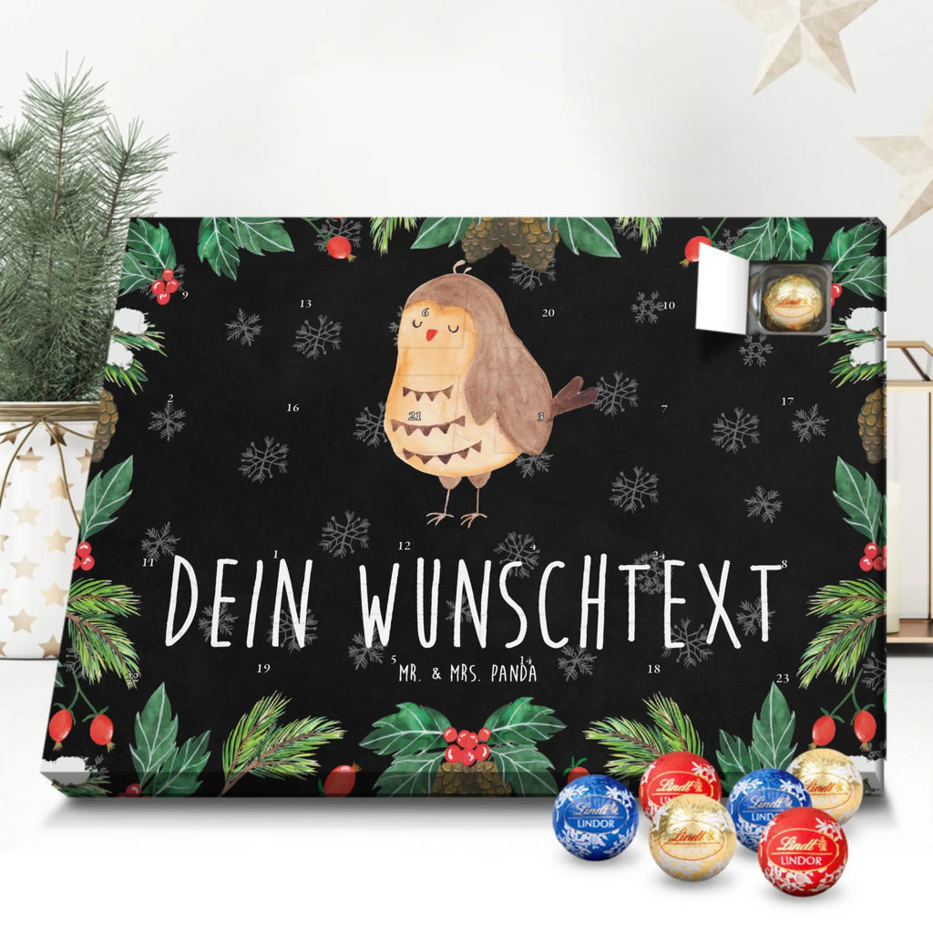Adventskalender mit Namen Eule Zufrieden Personalisierter Adventskalender, Adventskalender mit Namen, Eule, Romantisch, Eule Spruch, Owl, Wortspiel Lustig, Liebe Spruch, Eule Deko, Geschenk Hochzeitstag, Spruch schön