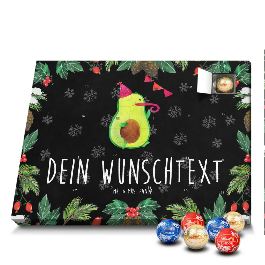 Adventskalender mit Namen Avocado Party Zeit Adventskalender mit Namen, Personalisierter Adventskalender, Gesund, Vegan, Veggie, Avocado