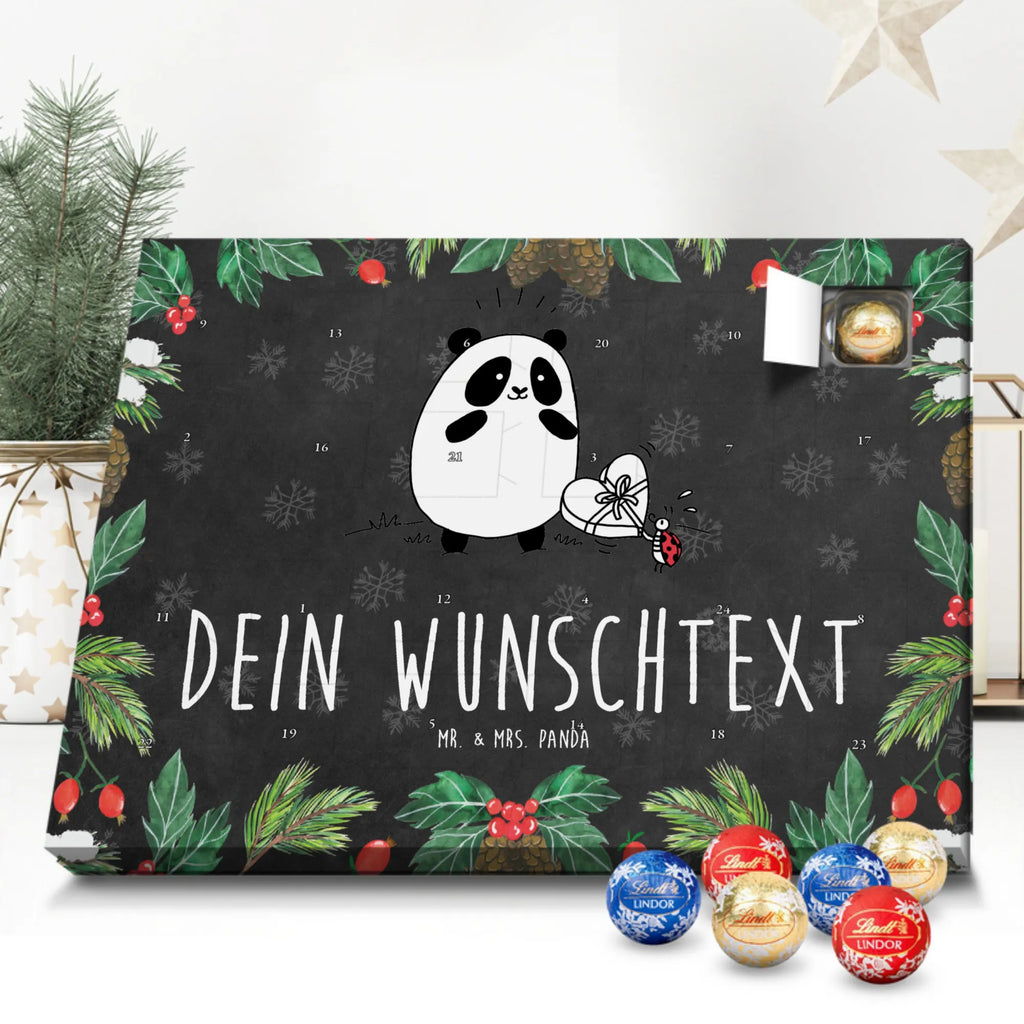 Adventskalender mit Namen Panda Dankeschön Adventskalender mit Namen, Personalisierter Adventskalender