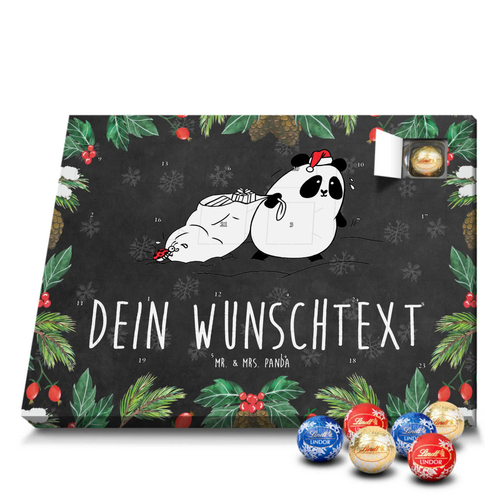  Panda Christmas Personalisierter Adventskalender, Adventskalender mit Namen