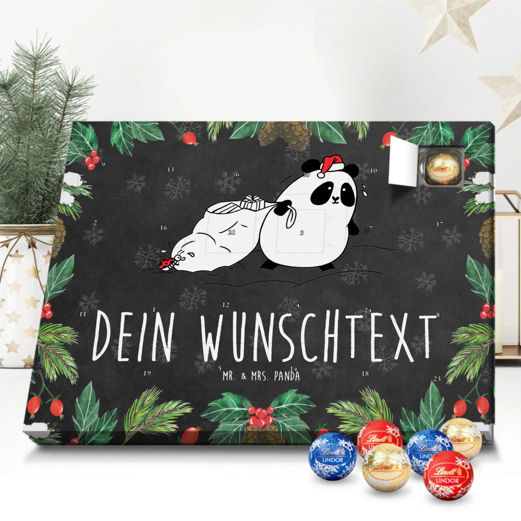  Panda Christmas Personalisierter Adventskalender, Adventskalender mit Namen
