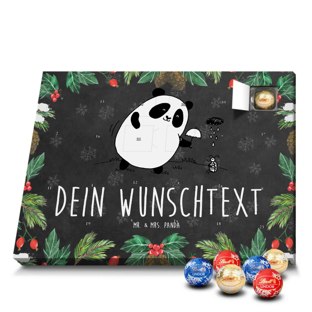  Panda togetherness Adventskalender mit Namen, Personalisierter Adventskalender