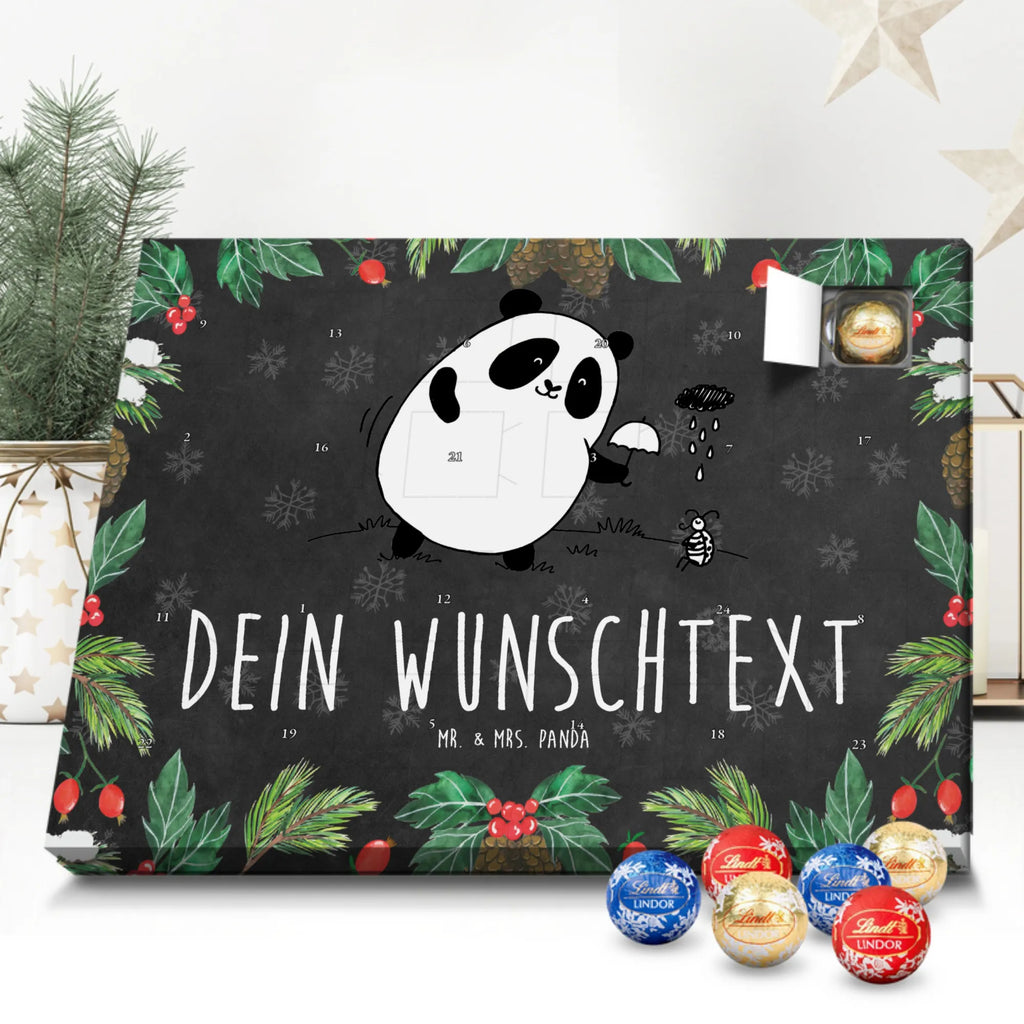  Panda togetherness Adventskalender mit Namen, Personalisierter Adventskalender