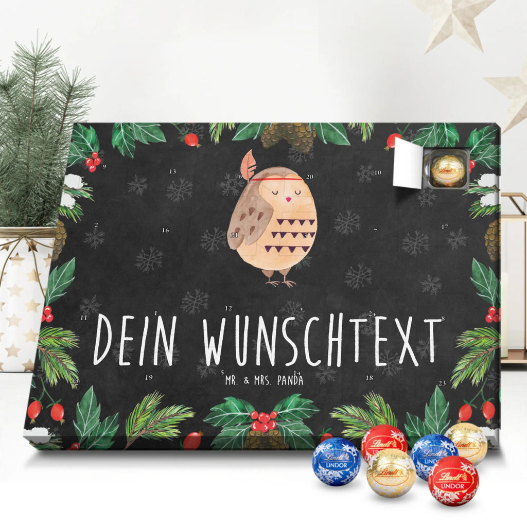 Adventskalender mit Namen Eule Federschmuck Adventskalender mit Namen, Personalisierter Adventskalender, Eule, Reisespruch, Eule Deko, Owl, Dekoration, Das Leben Ist Ein Abenteuer, Federschmuck