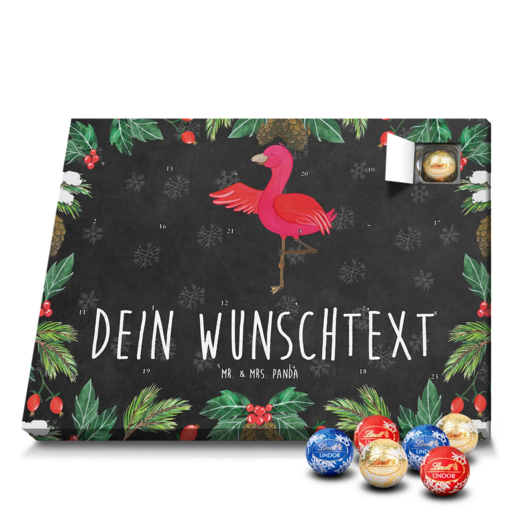 Adventskalender mit Namen Flamingo Yoga Personalisierter Adventskalender, Adventskalender mit Namen, Flamingo, Yoga-Übung, Vogel, Achtsamkeit, Namaste, Entspannung, Tiefenentspannung, Aufregen, Ärger, Yoga