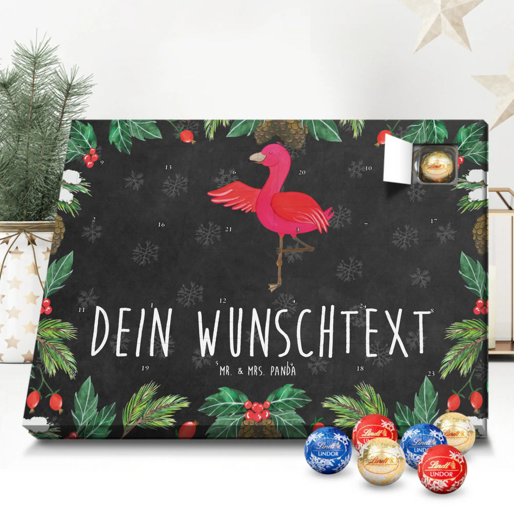Adventskalender mit Namen Flamingo Yoga Personalisierter Adventskalender, Adventskalender mit Namen, Flamingo, Yoga-Übung, Vogel, Achtsamkeit, Namaste, Entspannung, Tiefenentspannung, Aufregen, Ärger, Yoga
