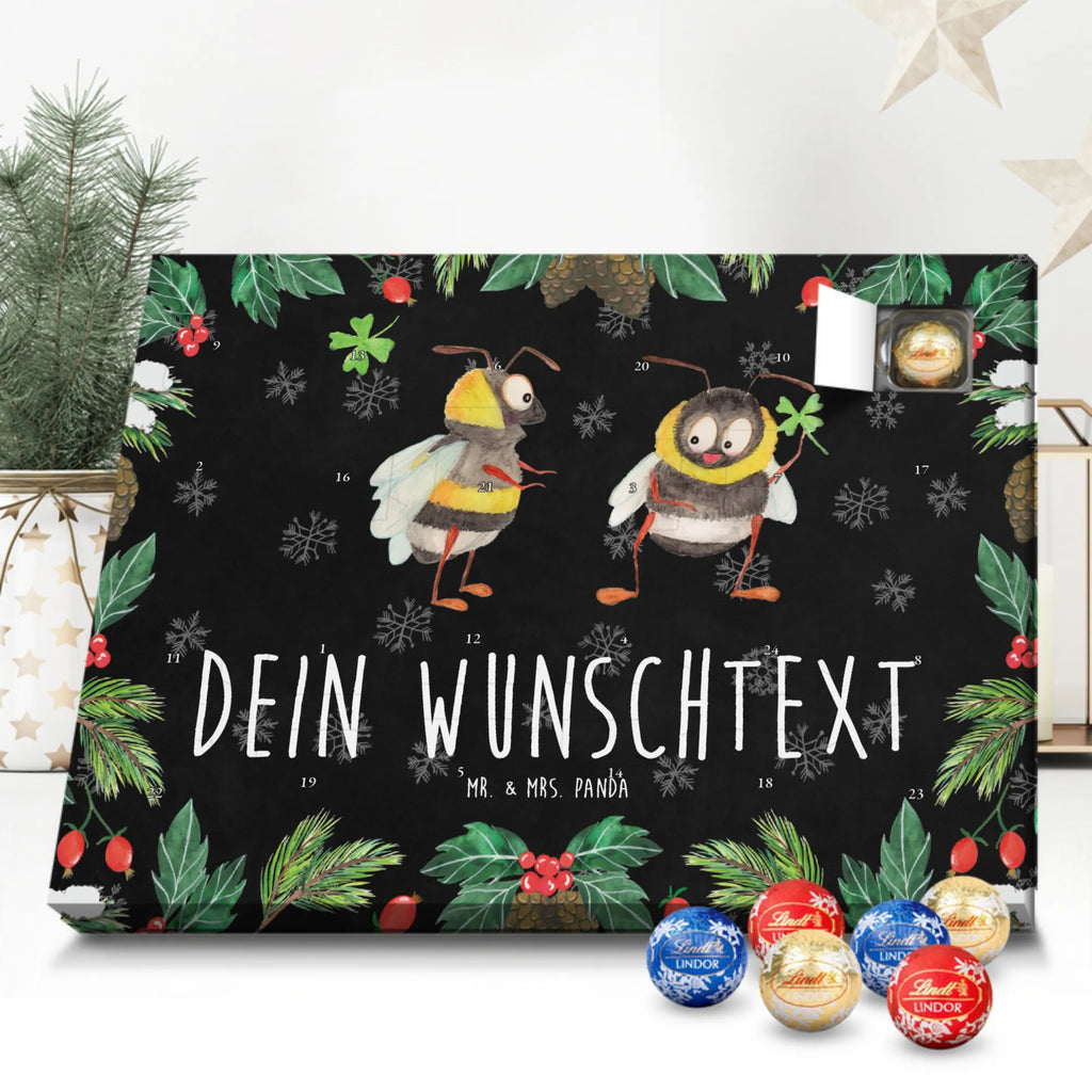 Adventskalender mit Namen Hummeln Kleeblatt Adventskalender mit Namen, Personalisierter Adventskalender, Tiere, Tiermotive, Lustige Sprüche, Gute Laune, Biene, Biene Deko, Spruch Fröhlich, Hummel, Spruch schön, glücklich Werden, Spruch Positiv, glücklich sein