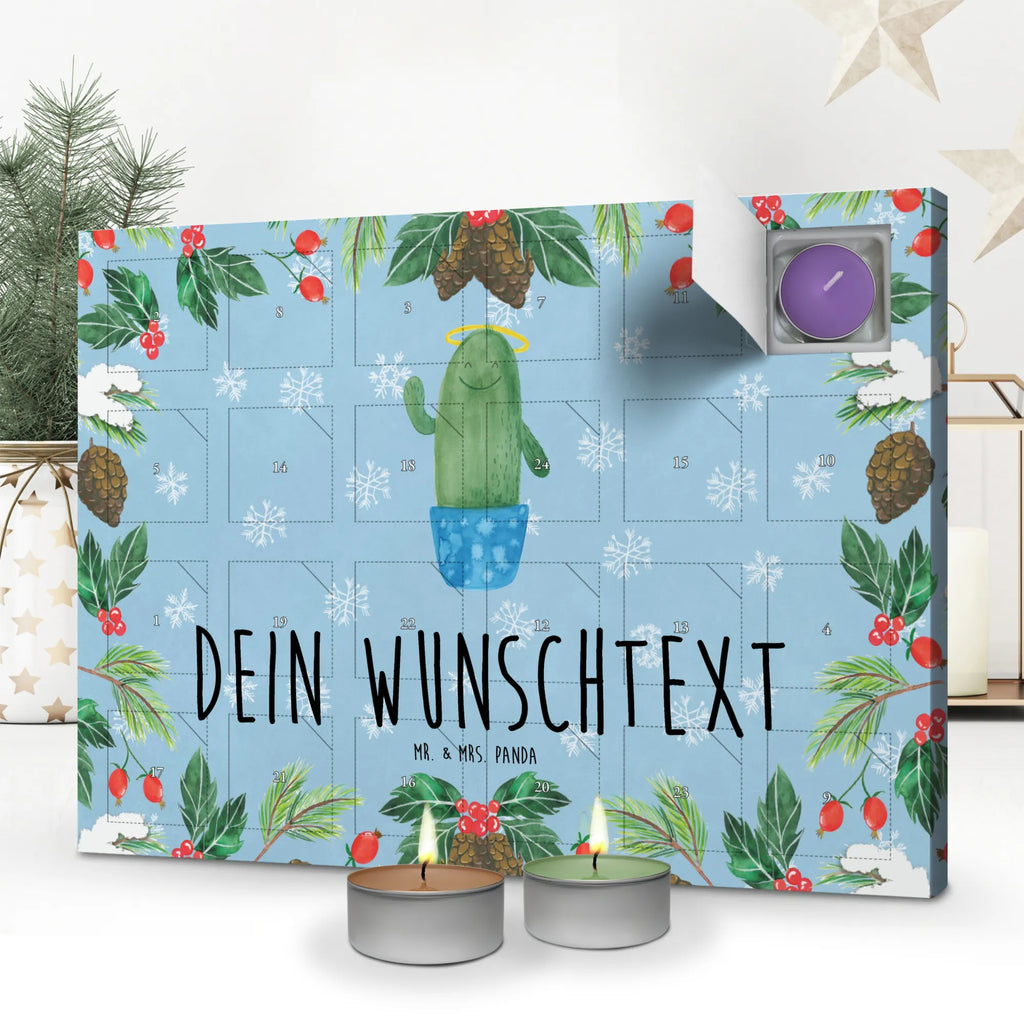 Personalisierter Duftkerzen Adventskalender Kaktus Heilig Personalisierter Duftkerzen Adventskalender, Kakteen, Kaktus, Bruder, Lustig, Schwester, Eltern, Heiligenschein, Kind, Schwestern, Freundin, Familie, Frech