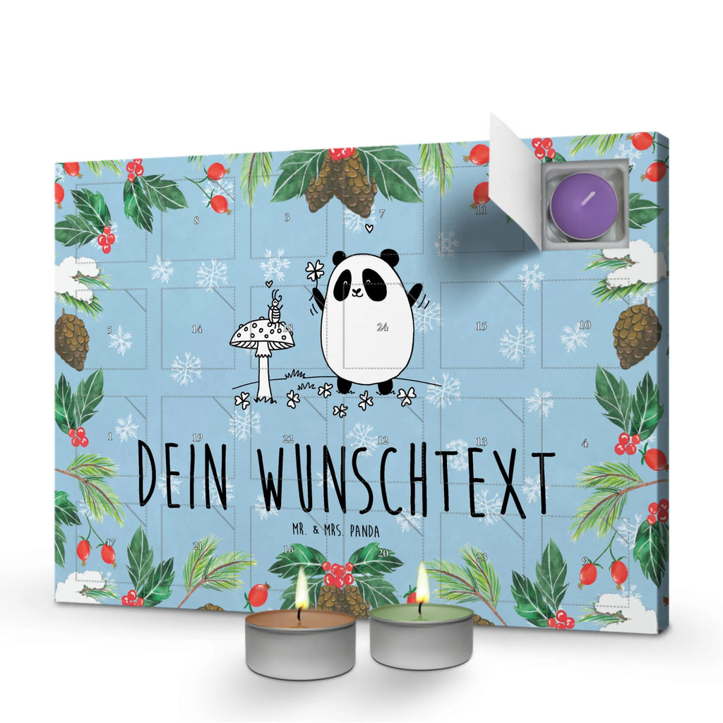  Panda Szczęście Personalisierter Duftkerzen Adventskalender
