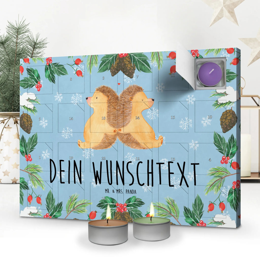 Personalisierter Duftkerzen Adventskalender Igel händchenhaltend Personalisierter Duftkerzen Adventskalender, Freundin, Jahrestag, Verlobung, Liebesgeschenk, Ehefrau, Heiratsantrag, Heiraten, Hocheitstag, Freund, Ehemann, Partner, Liebe, Liebesbeweis, Hand in Hand, Love, Gemeinsamkeit, Igel, Hochzeit, Große Liebe, Igelliebe, Lieblingsmensch, Liebesbotschaft, Geschenk für Zwei