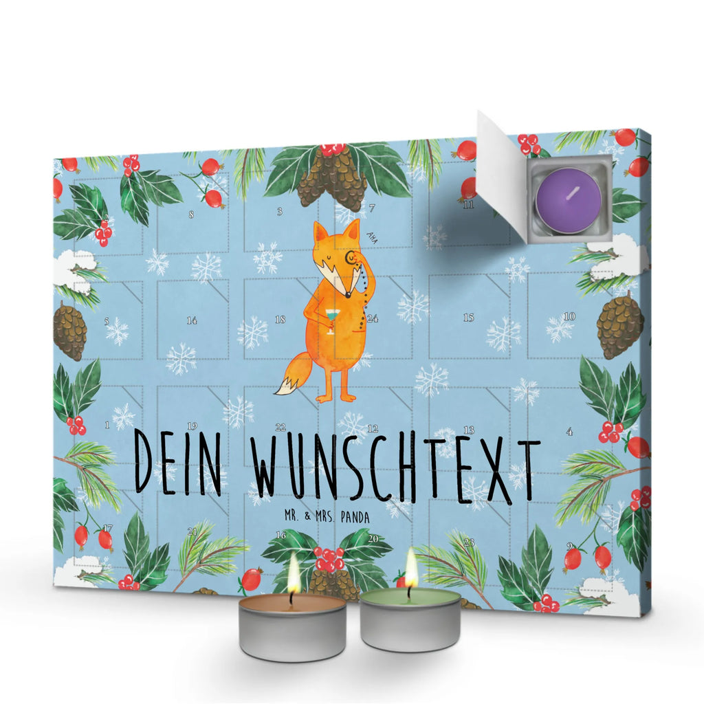 Personalisierter Duftkerzen Adventskalender Fuchs Lord Personalisierter Duftkerzen Adventskalender, Fuchs, Motivation Spruch, Tröstende Worte, Liebeskummer Geschenk, Spruch Lustig, Problemlösung, Füchse