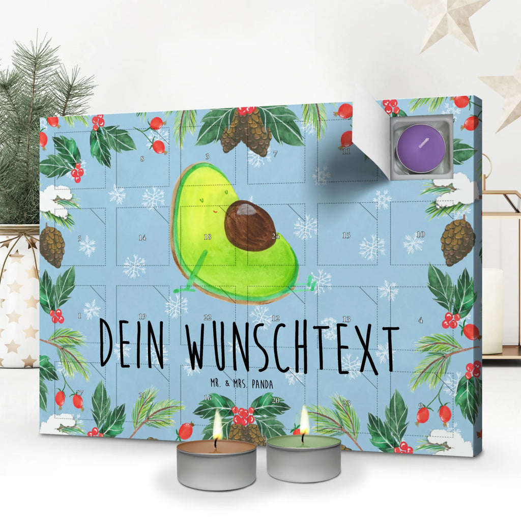 Personalisierter Duftkerzen Adventskalender Avocado Schwangerschaft Personalisierter Duftkerzen Adventskalender, Avocado, Gesund, Veggie, Vegan, Schwanger, Babyparty, Babyshower, Schwangerschaft