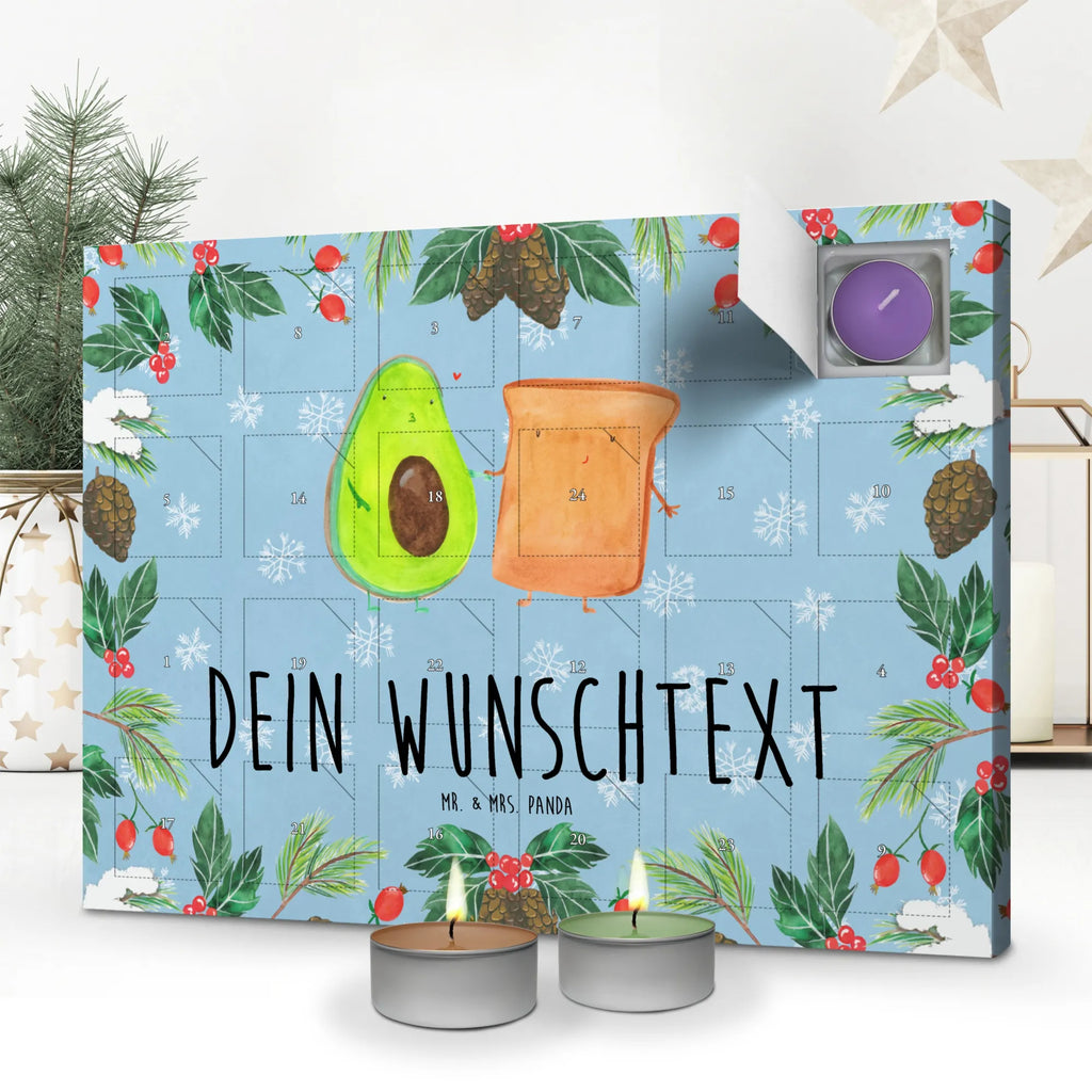 Personalisierter Duftkerzen Adventskalender Avocado Toast Personalisierter Duftkerzen Adventskalender, Avocado, Gesund, Veggie, Vegan, Freundin, Toast, Toastbrot, Jahrestagsgeschenk, Liebespaar, Freund, Jahrestag, Verlobt, Hochzeitsgeschenk, Pärchen, Verlobungsparty, Hochzeit