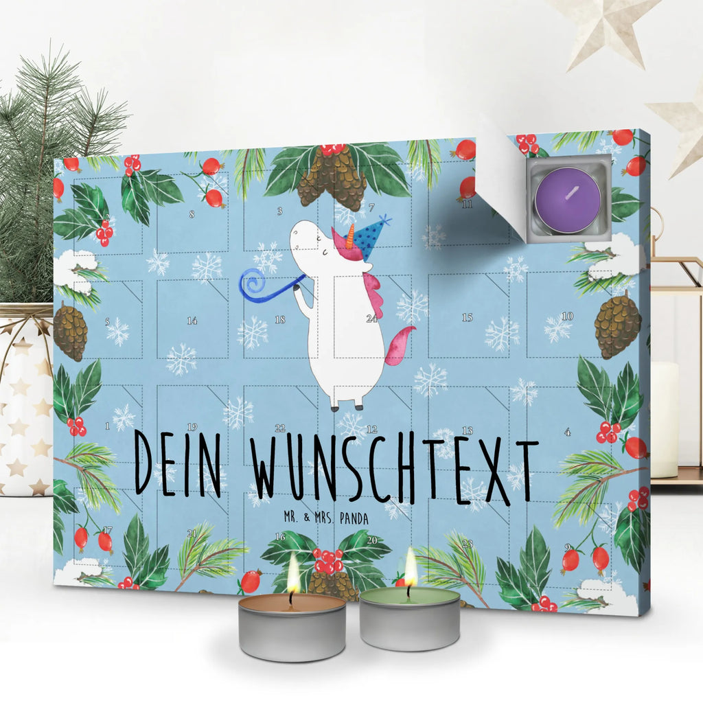Personalisierter Duftkerzen Adventskalender Einhorn Party Personalisierter Duftkerzen Adventskalender, Einhorn, Einhorn Deko, Einhörner, Unicorn, Fest, Disco, Feier, Party, Geburtstag, Konfetti, Glitzer, Club, Alkohol
