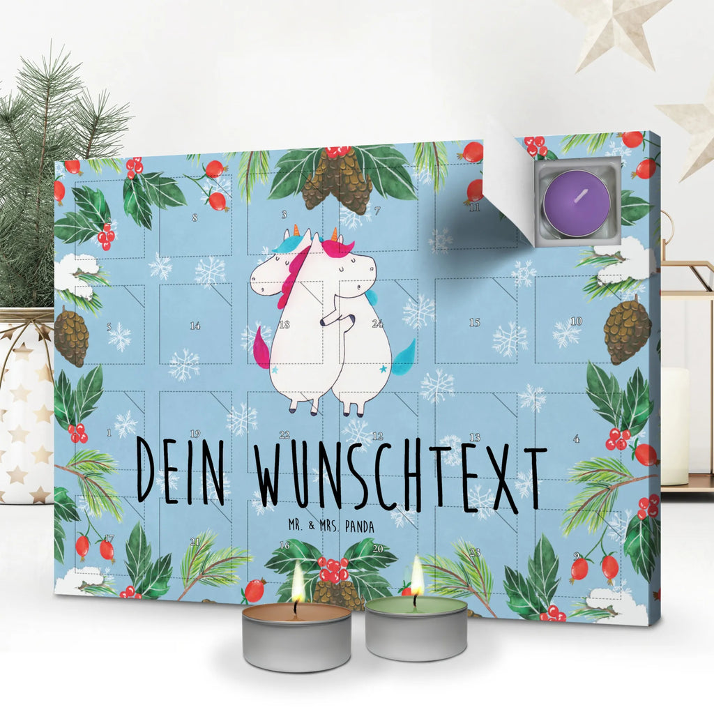 Personalisierter Duftkerzen Adventskalender Einhörner Umarmen Personalisierter Duftkerzen Adventskalender, Unicorn, Einhorn, Einhörner, Einhorn Deko, Geschwister, Schwester, BFF, Schwestern, Liebe, Freundinnen, Sister, Familie, Freundin