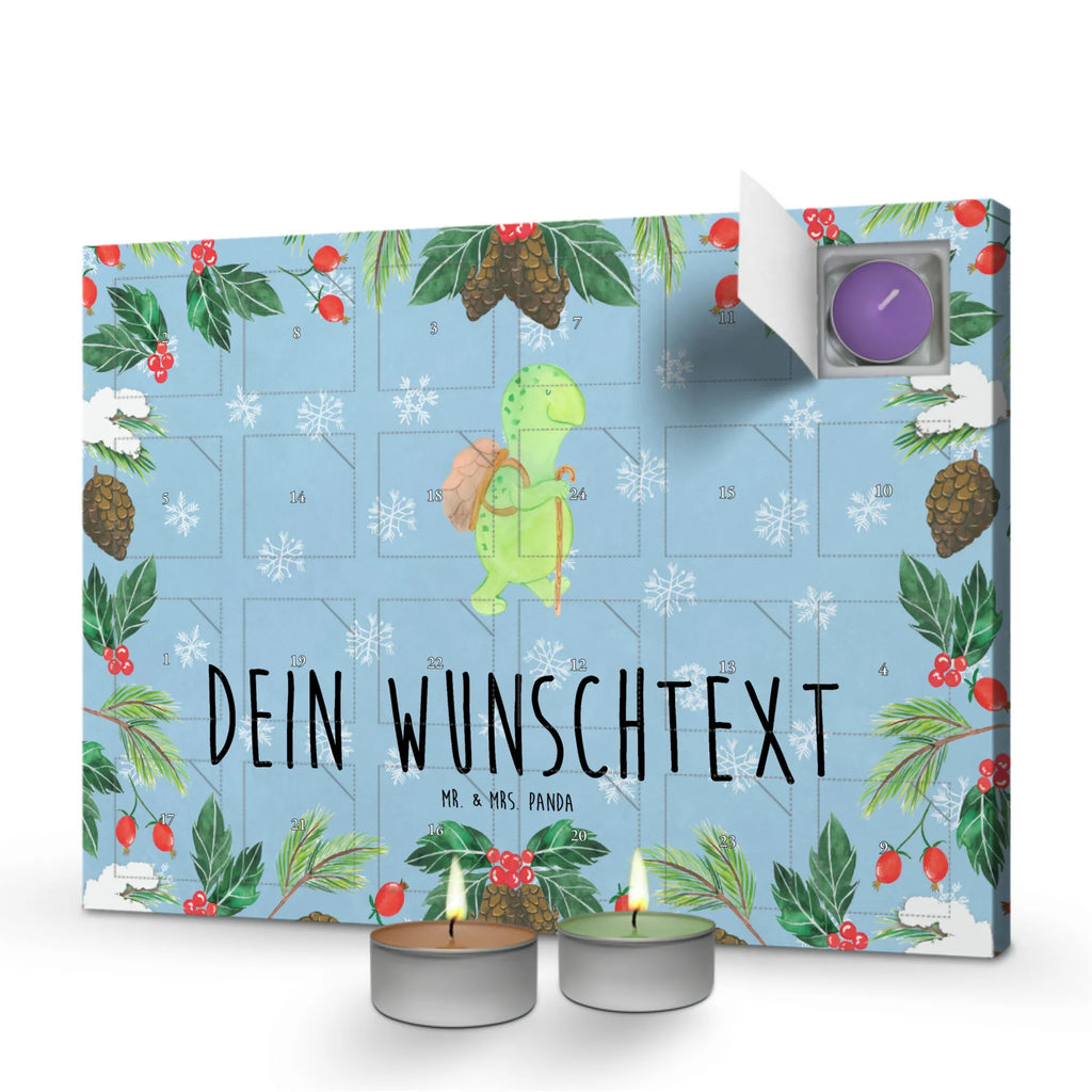 Personalisierter Duftkerzen Adventskalender Schildkröte Wanderer Personalisierter Duftkerzen Adventskalender, Schildkröte, Neuanfang, Motivationssprüche, Schildkröten, Motivation, Motivationsspruch