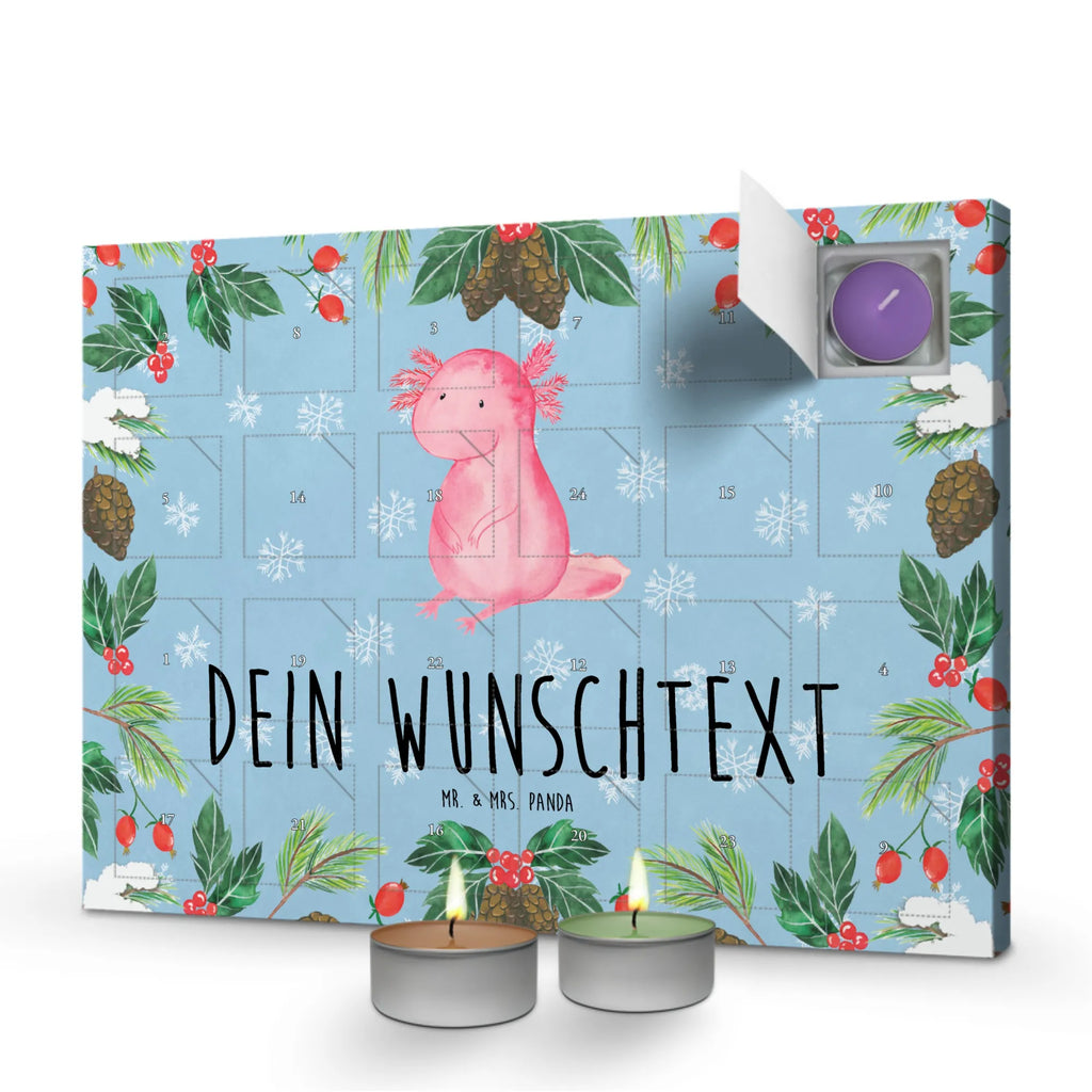 Personalisierter Duftkerzen Adventskalender Axolotl Niedlich Personalisierter Duftkerzen Adventskalender, Axolotl, Molch, Vergnügt, Lebensstil, Freundin, Zufrieden, Weisheit, Liebe, Lebensweisheit, Fröhlich, Axolot