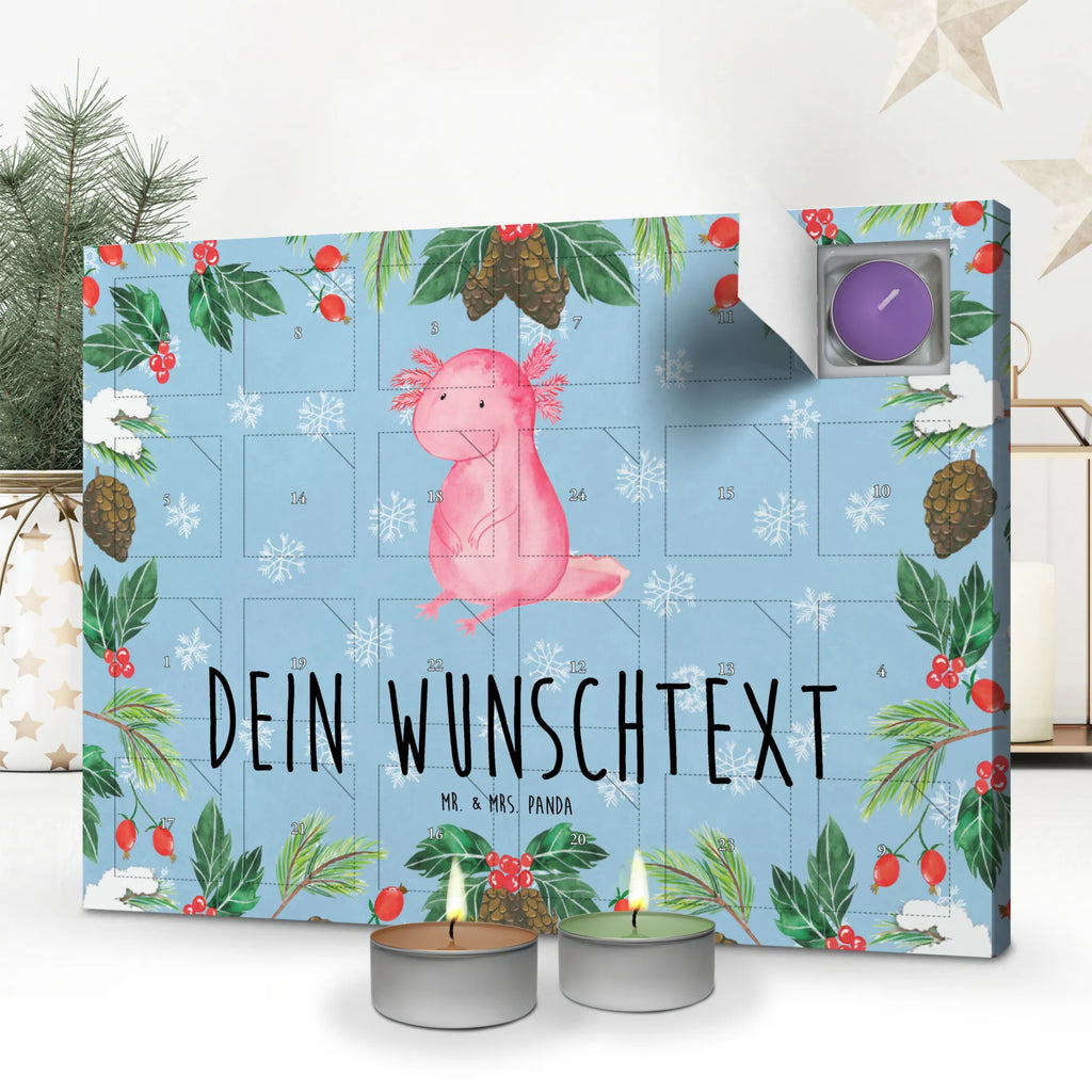 Personalisierter Duftkerzen Adventskalender Axolotl Niedlich Personalisierter Duftkerzen Adventskalender, Axolotl, Molch, Vergnügt, Lebensstil, Freundin, Zufrieden, Weisheit, Liebe, Lebensweisheit, Fröhlich, Axolot