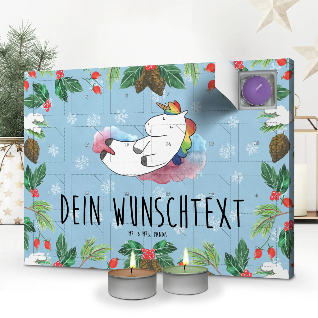 Personalisierter Duftkerzen Adventskalender Einhorn Wolke 7 Personalisierter Duftkerzen Adventskalender, Einhorn, Einhorn Deko, Einhörner, Unicorn, Verliebt, Glaube, Realität, Geschenk, Witzig, Lustig, Menschen, Lächeln