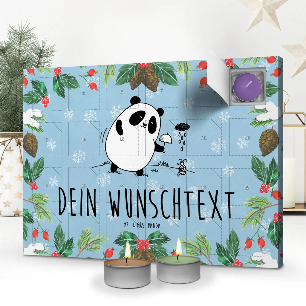  Panda Solidarność Personalisierter Duftkerzen Adventskalender