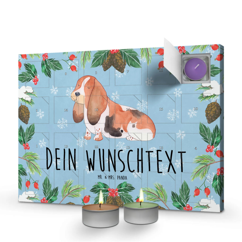 Personalisierter Duftkerzen Adventskalender Hund Basset Hound Personalisierter Duftkerzen Adventskalender, Hunderasse, Tierliebhaber, Hundemotiv, Haustier, Hundebesitzer, Hund, Sprüche, Basset, Kinderlos, Basset Hound, Hundeliebe