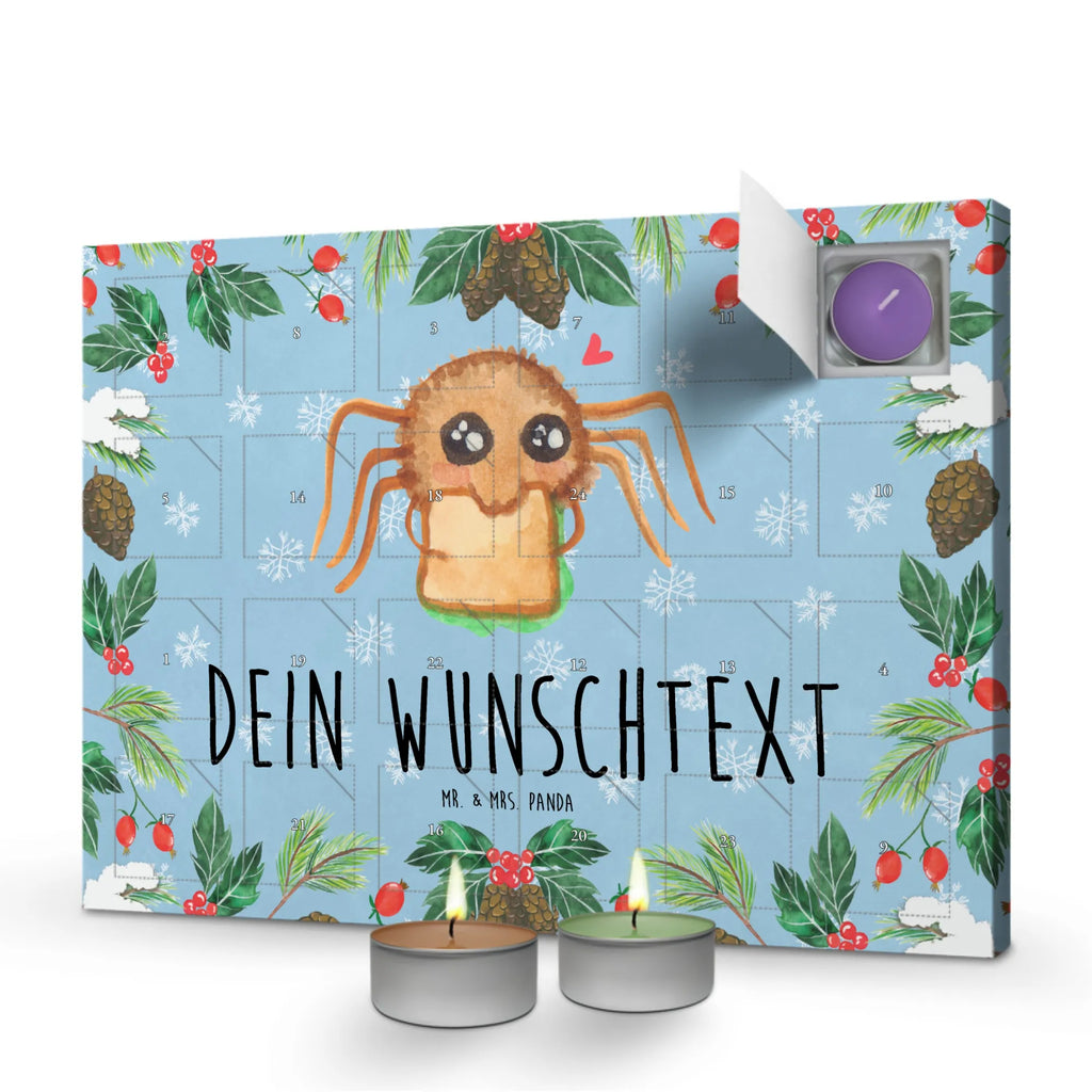 Personalisierter Duftkerzen Adventskalender Spinne Agathe Sandwich Personalisierter Duftkerzen Adventskalender, Spinne Agathe, Spinne, Merchandise, Agathe, Videos, Alles Wird gut, Glück, Mut, Hungrig, Verfressen, Hunger, Lebensfreude
