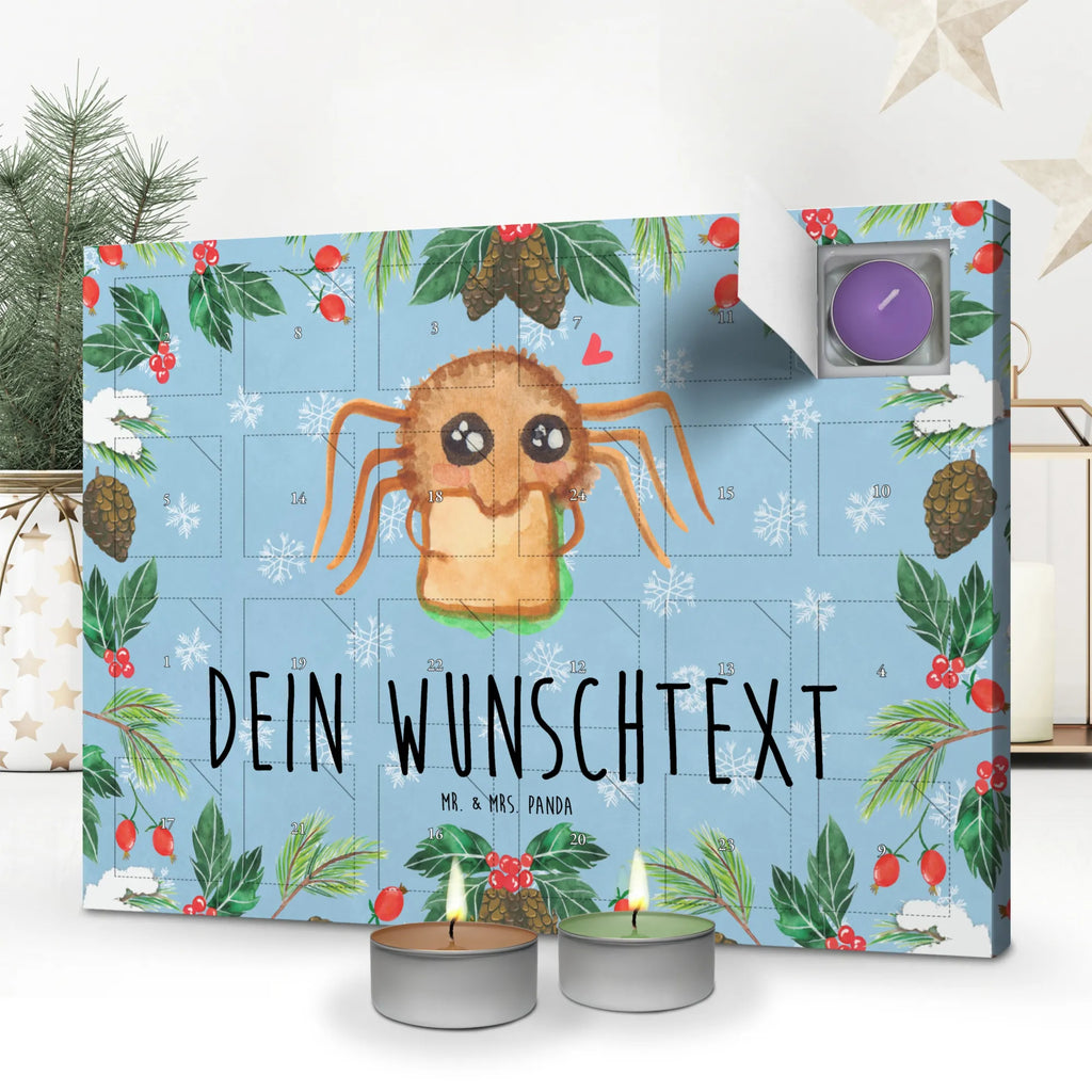 Personalisierter Duftkerzen Adventskalender Spinne Agathe Sandwich Personalisierter Duftkerzen Adventskalender, Spinne Agathe, Spinne, Merchandise, Agathe, Videos, Alles Wird gut, Glück, Mut, Hungrig, Verfressen, Hunger, Lebensfreude