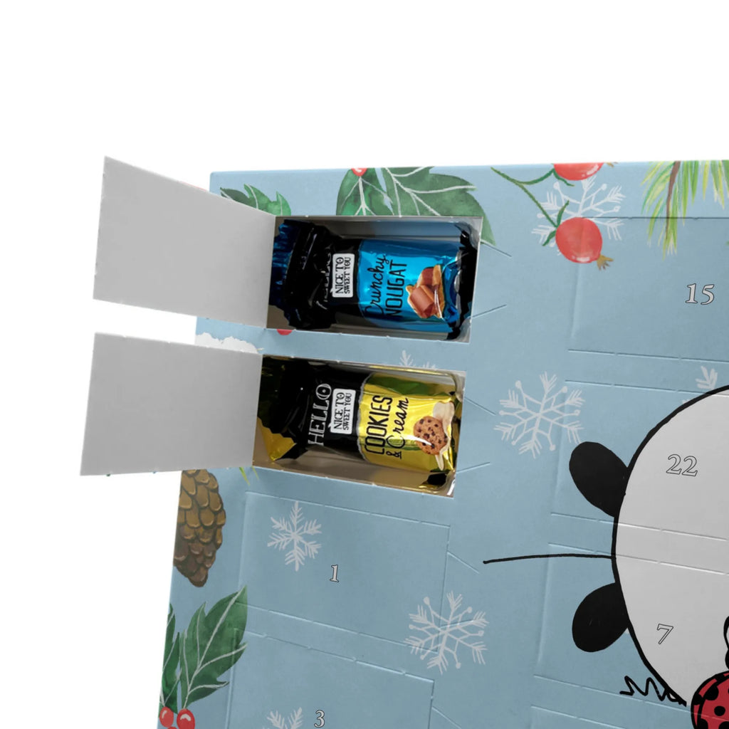  Panda Missing Adventskalender mit Namen, Personalisierter Adventskalender