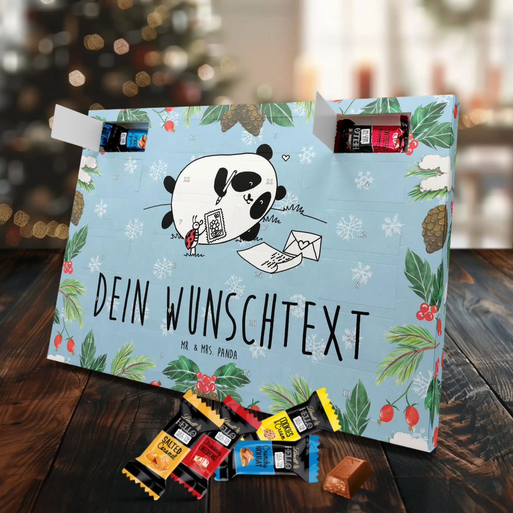 Adventskalender mit Namen Panda Vermissen Adventskalender mit Namen, Personalisierter Adventskalender