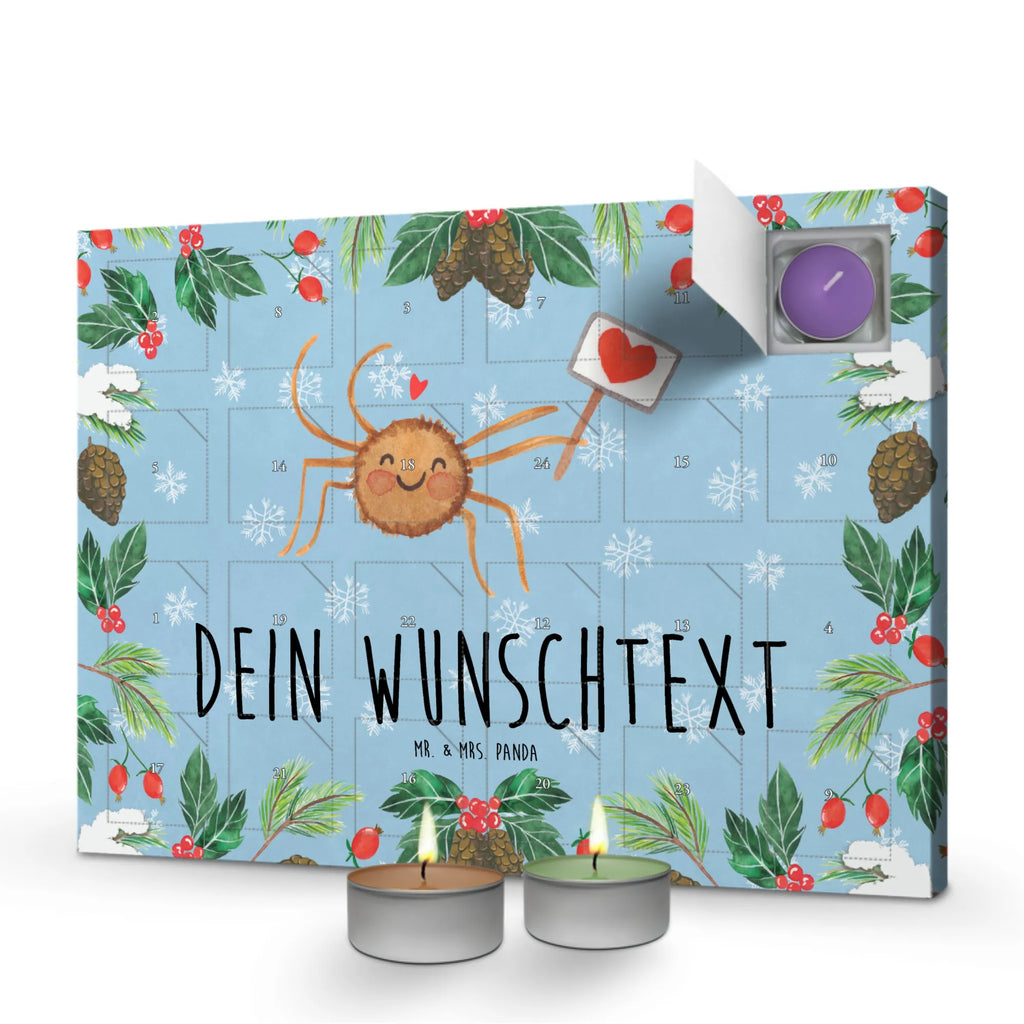 Personalisierter Duftkerzen Adventskalender Spinne Agathe Motivation Personalisierter Duftkerzen Adventskalender, Spinne Agathe, Spinne, Merchandise, Agathe, Videos, Dankeschön, Liebe, Vertrauen, Glück, Motivation
